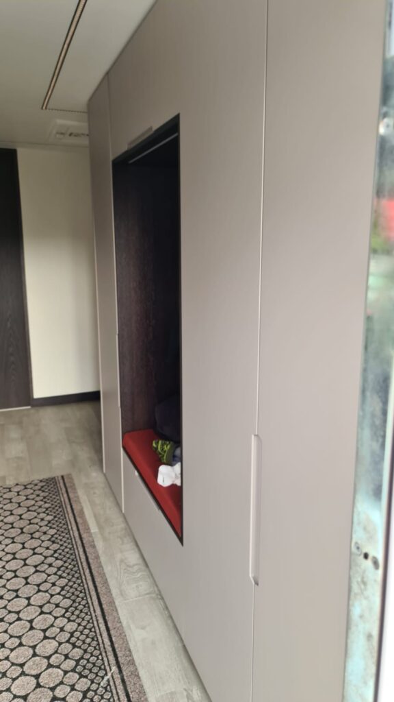 set square bespoke joinery storage units