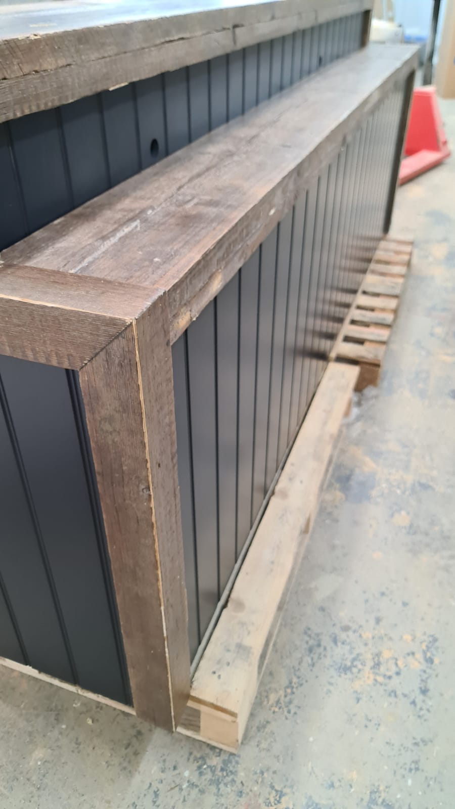 Retail sales counter solid wood by Set Square Joinery
