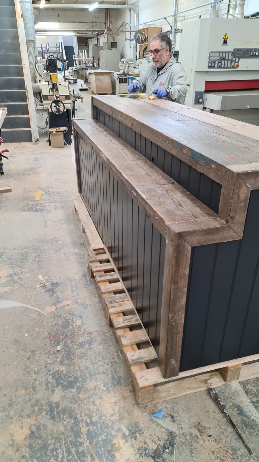 Retail sales counter solid wood by Set Square Joinery