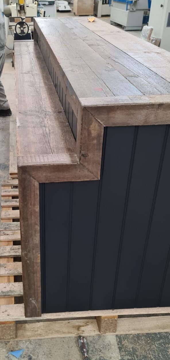 Retail sales counter solid wood by Set Square Joinery