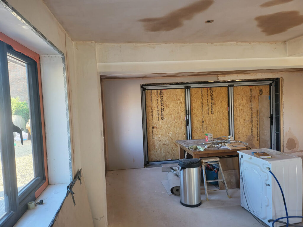 Set square joinery kitchen fit out project plastering renovation swindon wiltshire