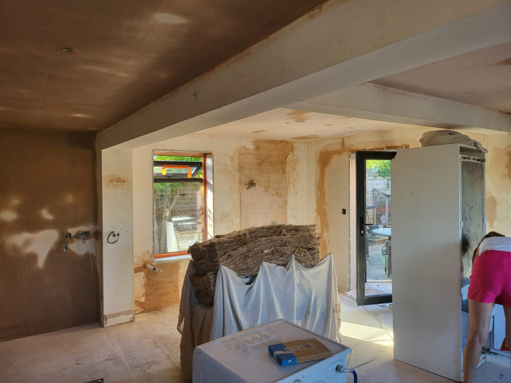 Set square joinery kitchen fit out project plastering renovation swindon wiltshire